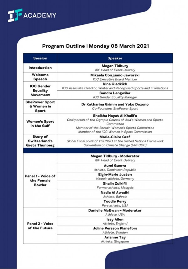IBF forum 1