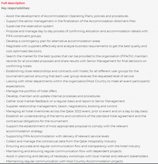 Accommodation Manager