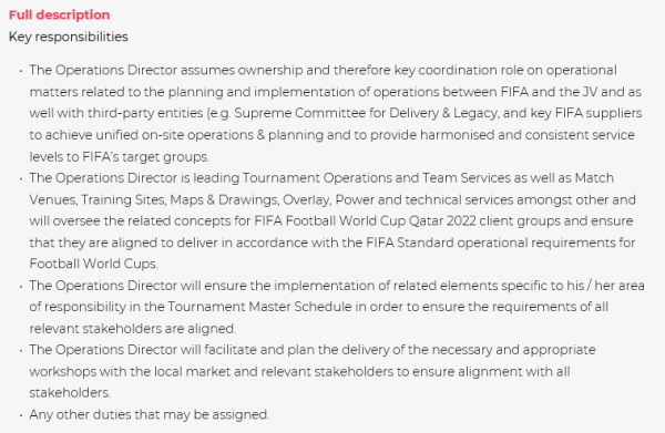Director of Operations