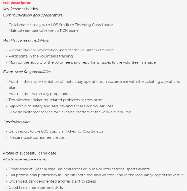 Stadium Ticketing Assistant
